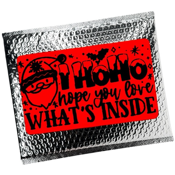 Christmas Thank you stickers | I hope you love what's inside sticker label 2" - Picture 3 of 6